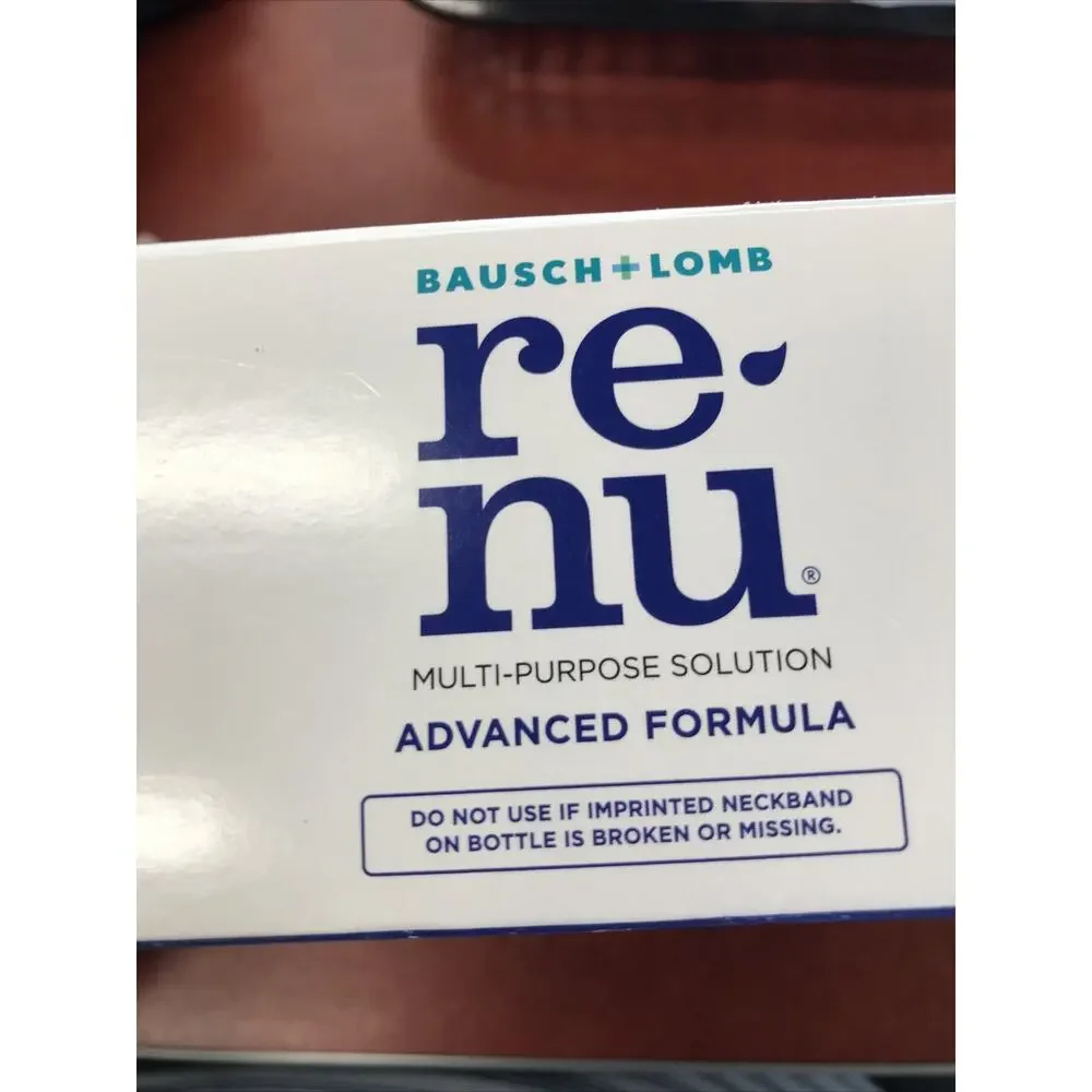 Renu Contact Lens Solution Formula Cleaner for Eye Contacts 12 Oz (Pack of 2)